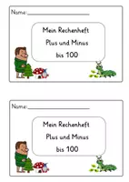 Vorschau - Arbeitsblätter - Rechenheft Addtion und Subtraktion im ZR 100 - Seite 1