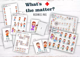 zapowiedź - WHAT’S THE MATTER? RESOURCES PACK – ZESTAW MATERIAŁÓW DO DRUKU - obwoluta