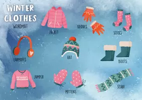 zapowiedź - WINTER CLOTHES RESOURCES PACK – ZESTAW MATERIAŁÓW DO DRUKU - strona 1