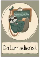 Vorschau - Poster - Faultierklasse- Unsere Klassendienste - Seite 2