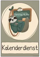 Vorschau - Poster - Faultierklasse- Unsere Klassendienste - Seite 3