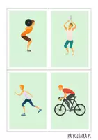 zapowiedź - Move your body! Sports resources pack- zestaw materiałów do druku - strona 3