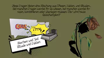 Vorschau - Stundenentwürfe - Quiz Time Tod und Sterben Neu - Deckblatt