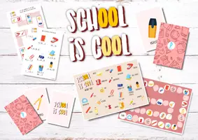 zapowiedź - SCHOOL IS COOL RESOURCES PACK – ZESTAW MATERIAŁÓW DO DRUKU - obwoluta