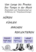 Vorschau - Stundenentwürfe - Materialpaket: Tempo/Tempobezeichnungen - Deckblatt