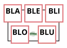 Vista previa - Tarjetas / Manipulativos - Sílabas tra-badas (b, c, d, f, g, p y t) SimpleMente - página 1