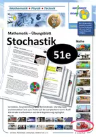 Vorschau - Arbeitsblätter - Stochastik 51e - Übung mündliches Abi - Aufgaben, Apps, Themenseite - Deckblatt