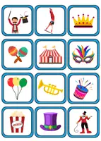 Vista previa - Tarjetas / Manipulativos - Memory de carnaval - Juego de Memoria - página 3