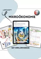 Vorschau - Unterrichtsreihen - Mikroökonomie - interaktives Lernheft inkl. Lösungsheft - Deckblatt