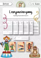 Vorschau - Arbeitsblätter - Materialpaket Spaziergänge (DE, FR & RE) (6fach differenziert) - Seite 1