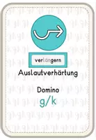 Vorschau - Spiele - Domino Auslautverhärtung g oder k Fresch Verlängern - Seite 2