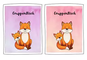 Vorschau - Poster - Materialpaket Allerlei für die Fuchsklasse (Wimpel, Namensschilder, Gruppentisch, Kloampel, geheimer Fuchs) - Seite 3