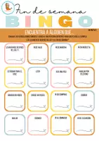 Vorschau - Spiele - Fin de semana Bingospiel Wochenende - Deckblatt
