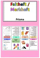 Vorschau - Merkblätter - Faltheft / Merkheft / Buddy Book - Prisma (editierbar) Mathematik - Deckblatt