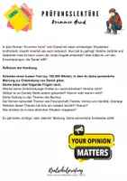 Vorschau - Arbeitsblätter - Prüfungslektüre Krummer Hund Reflexion - Seite 1