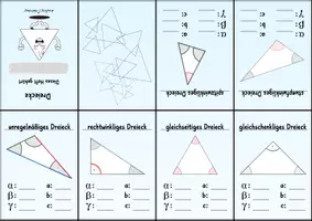 Vorschau - Arbeitsblätter - Faltbuch Dreiecke - Seite 3