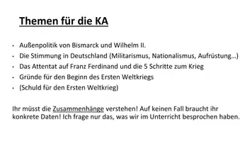 Vorschau - Arbeitsblätter - Ausbruch des Ersten Weltkriegs - Seite 3