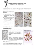 Vorschau - Arbeitsblätter - Blumenreliefs aus Papier- Ein kreatives Cut Out Projekt - Deckblatt