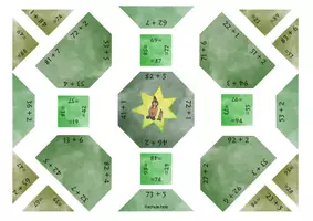 Vorschau - Spiele - Rechenpuzzle - ZR100 - Riesenaufgaben (Rechenstrategien) - Seite 1