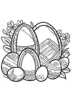 Vorschau - Arbeitsblätter - Ostern Ostereier Osterhase Ausmalbilder Kunst - Seite 3