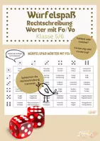 Vorschau - Spiele - Würfelspaß Rechtschreibung üben: Wörter mit Fo/Vo Klasse 5/6 - Deckblatt