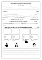 Vorschau - Test - Probe Englisch Leseverstehen simple past - Seite 2