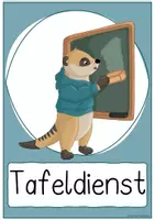 Vorschau - Poster - Erdmännchenklasse- Unsere Klassendienste - Seite 1