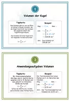 Vorschau - Stationenlernen - Lerntheke: Kugel (Volumen, Oberfläche, Umfang & Gewicht) - Seite 1