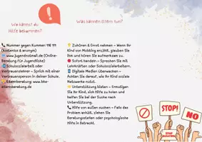 Vorschau - Poster - Gegen Mobbing und Cyber-Mobbing - Broschüre/ Flyer - Seite 3