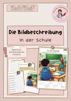 anteprima - Esercizi - In der Schule – Scrittura e descrizione di immagini in tedesco (Bildbeschreibung) - Pagina di copertina