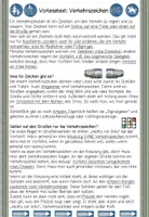 Vorschau - Spiele - Verkehrszeichen Hörweg Sachunterricht, Verkehrserziehung, Radfahrerprüfung, Sachtext, Hörverstehen, Hörverständnis - Seite 2
