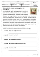 Vorschau - Arbeitsblätter - 04-04 Internationaler Tag zur Aufklärung über die Minengefahr - Deckblatt
