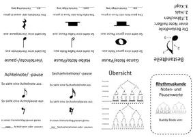Vorschau - Arbeitsblätter - Buddy Book Rhythmus (Notenwerte und Pausenwerte) - Seite 2