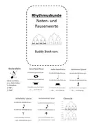 Vorschau - Arbeitsblätter - Buddy Book Rhythmus (Notenwerte und Pausenwerte) - Deckblatt