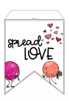 Vorschau - Arbeitsblätter - Valentines Day Banner - Seite 1