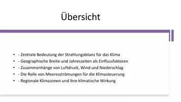 Vorschau - Präsentationen/Tafelbilder - Präsentation: Strahlungsbilanz und Wärmehaushalt - Jahreszeiten - Seite 1