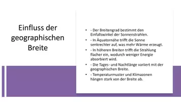 Vorschau - Präsentationen/Tafelbilder - Präsentation: Strahlungsbilanz und Wärmehaushalt - Jahreszeiten - Seite 3