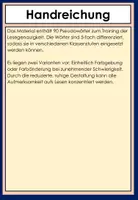 Vorschau - Aufgabenkarten - Pseudowörter: Lesetraining / Lesegenauigkeit / Blitzlesen - Seite 1