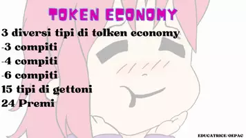 anteprima - Materiale di supporto/inclusione - TOKEN ECONOMY - Pagina di copertina