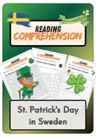 Vorschau - Arbeitsblätter - Reading Comprehension - St. Patrick's Day in Sweden+ Solutions - Deckblatt