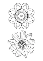 Vorschau - Mal- und Bastelvorlagen - Blumen-Girlande für Ostern / Frühling Fensterdeko - Seite 3