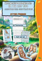 Vorschau - Arbeitsblätter - FREEBIE Rechenspaziergang im Zahlenraum bis 100, ZR100, Rechnen bis 100, Addition und Subtraktion, Otter Freebie - Deckblatt