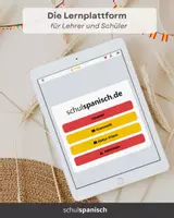 Vorschau - Bildkarten - Spanische Redekarten "In der Schule" - Seite 2