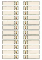 Vorschau - Mal- und Bastelvorlagen - Bienenklasse- Klammerschild, Namensschild - Seite 1