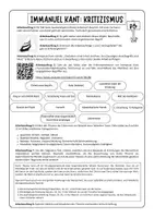 Vorschau - Arbeitsblätter - Erkenntnistheorie: Kritizismus (Immanuel Kant) - Seite 2