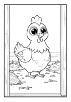 Vorschau - Mal- und Bastelvorlagen - Ausmalbilder "Bauernhoftiere" im modernen Cartoon-Stil - Seite 3
