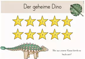 Vorschau - Poster - Classroom-Management: Das geheime Kind/ Der geheime Dino für deine Dinoklasse (Kl.1-4) - Seite 3