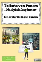 Vorschau - Arbeitsblätter - Die Tribute von Panem - Einstieg in das Buch - Deckblatt