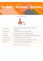 Vorschau - Fördermaterial/Inklusion - Verben mit Dativ und Akkusativ - Deckblatt