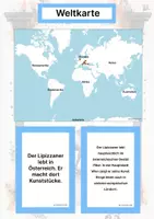 Vorschau - Arbeitsblätter - Der Lipizzaner – Steckbrief inklusive – Pferderassen Europas – Montessori Lernkarten (Kontinente entdecken) - Seite 2